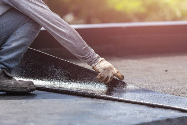 Professional Emergency Waterproofing technician working in Oxford, MI